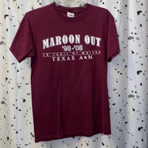 A&M Maroon Out tshirt